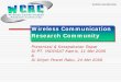 Wireless Communication Research Community