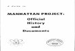 MANHATTAN PROJECT Official History and Documents -