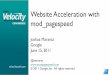 Website Acceleration with mod pagespeed