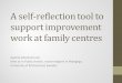 A self-reflection tool to support improvement work at family centres