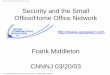 Security and the Small Office/Home Office network