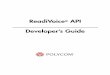 ReadiVoice API Developerâ€™s Guide