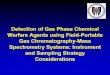 Detection of Gas Phase Chemical Warfare Agents using Field