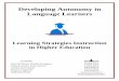 Developing Autonomy in Language Learners - NCLRC &#124 National