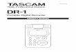Portable Digital Recorder - TASCAM