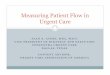 Measuring Patient Flow in Urgent Care - Alan Ayers