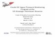 Crude Oil Vapor Pressure Monitoring Program at the US Strategic