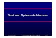 Distributed Systems Architectures