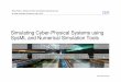 Simulating Cyber-Physical Systems using SysML and Numerical Simulation Tools
