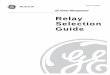 Relay Selection Guide - GE Digital Energy