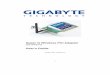 Super G Wireless PCI Adapter - GIGABYTE - Motherboard, Graphics