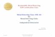 Responsible Metal Detecting Self-Certification Class Metal Detecting Class