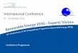 International Conference - Renewable Energy 2030 - Expertsâ€™ Visions