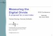 Measuring the Digital Divide ECIS Conference