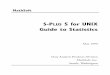 S-PLUS 5 for UNIX Guide to Statistics