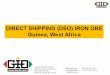 DIRECT SHIPPING (DSO) IRON ORE Guinea, West Africa