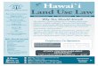 5 th Hawai`i Land Use Law