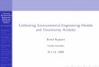 Calibrating Environmental Engineering Models and Uncertainty Analysis