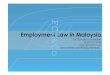 Employment Law in Malaysia -   - Get a Free Blog Here