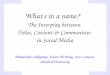 The Interplay between Titles, Content & Communities in Social Media