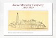Kiewel Brewing Company - Morrison County Historical Society