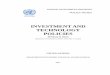 INVESTMENT AND TECHNOLOGY POLICIES - United Nations