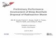 Preliminary Performance Assessment of Deep BoreholeAssessment