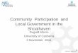 Community Participation and Local Government in the Shoalhaven