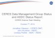 CERES Data Management Group Status and ASDC Status Report