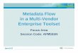 Metadata Flow in a Multi-Vendor Enterprise Toolset