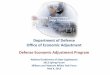 Department of Defense Office of Economic Adjustment Defense