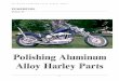 Polishing Harley Aluminum Alloy Parts