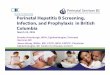 Perinatal Hepatitis B Screening, Infection, and 