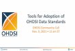 Tools for Adoption of OHDSIData Standards