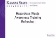 Hazardous Waste Awareness Training Refresher