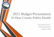 2021 Budget Presentation