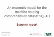 comprehension dataset SQuAD machine reading An ensemble 