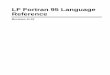 LF Fortran 95 Language Reference - Lahey