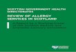 REVIEW OF ALLERGY SERVICES IN SCOTLAND - Scottish Government