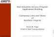 Rail Industrial Access Program Application Briefing Carmeuse Lime