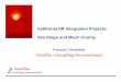 California DR Integration Projects: San Diego and Marin County