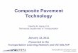 Composite Pavement Technology
