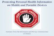 Protecting Personal Health Information on Mobile and Portable