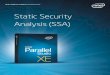 Static Security Analysis (SSA)