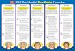 PEZ Presidential Fun Facts Calendar