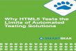 Why HTML5 Tests the Limits of Automated Testing Solutions