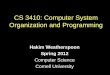 CS 3410: Computer System Organization and Design
