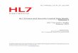 HL7 Privacy and Security Logical Data Model, HL7 Normative 