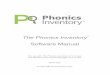 The Phonics Inventory Software Manual