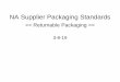 NA Supplier Packaging Standards - DENSO